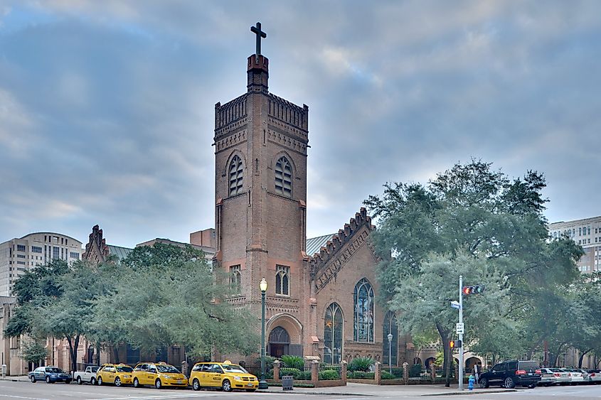 Christ Church, at 1117 Texas Ave., Houston (Texas, USA)