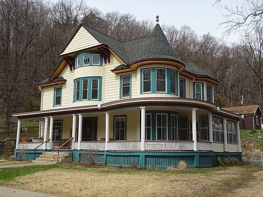 Beautiful old house in McGregor, Iowa