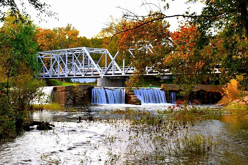 Finley River in the Ozarks.