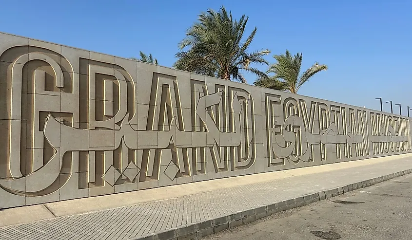 Exterior of Grand Egyptian Museum