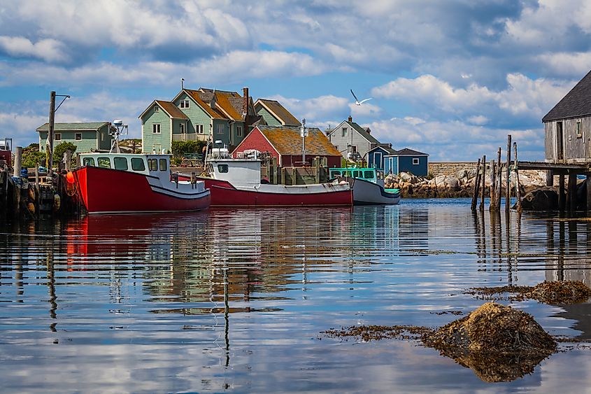 harbor at Peggy's Cove, Nova Scotia, Canada.