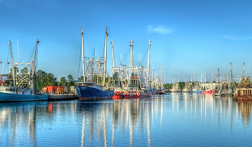 Bayou La Batre, Alabama harbor.