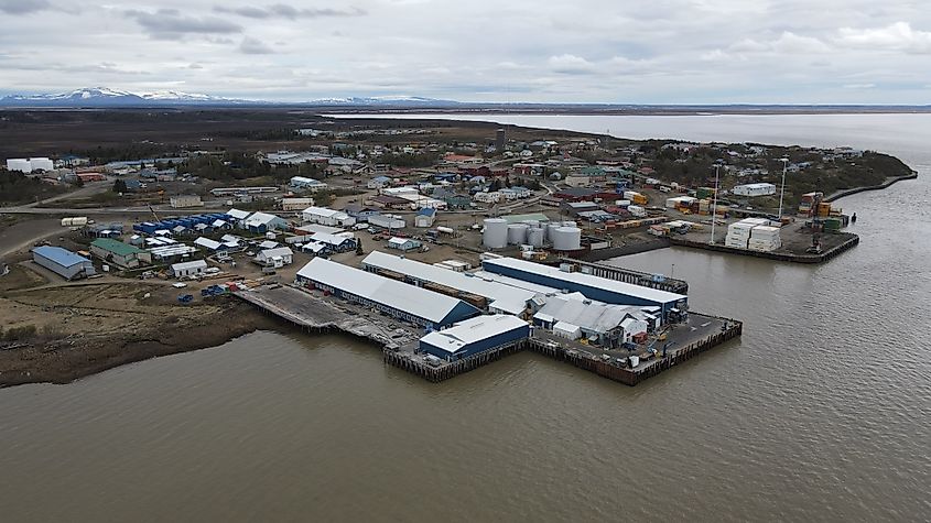 Downtown Dillingham, Alaska