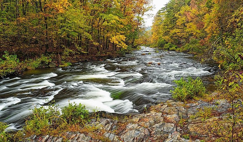 Mountain Fork River, Oklahoma.