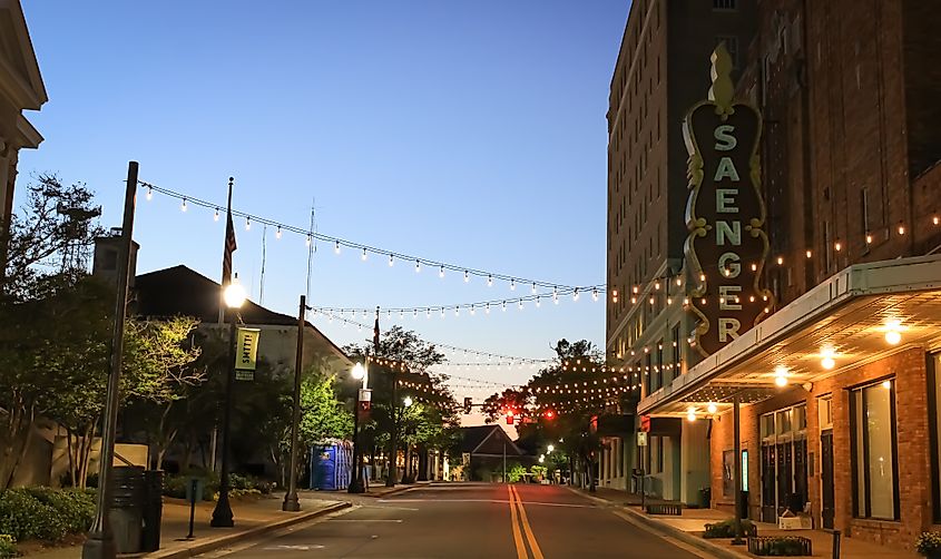 Historic theater in Hattiesburg, Mississippi.