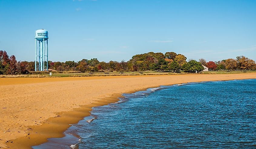 Sandy Point State Park, Maryland.