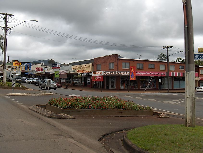 Street view of Atherton, Queensland