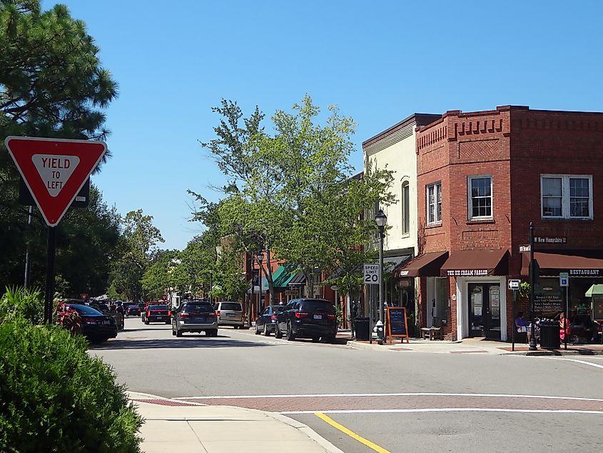 Downtown Southern Pines, North Carolina