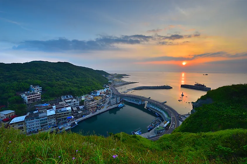 A bridge near Taipei, Taiwan.