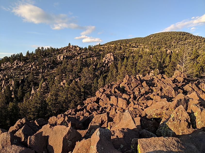 Ringing rocks in central Montana.