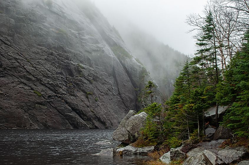 Avalanche Lake near Lake Placid, New York