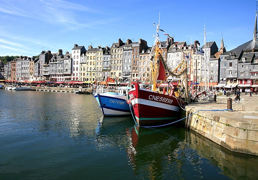 Honfleur, the stunning French town at the mouth of the Seine River.