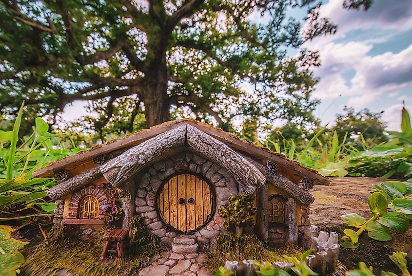 Replica hobbit house in Logan, Ohio.