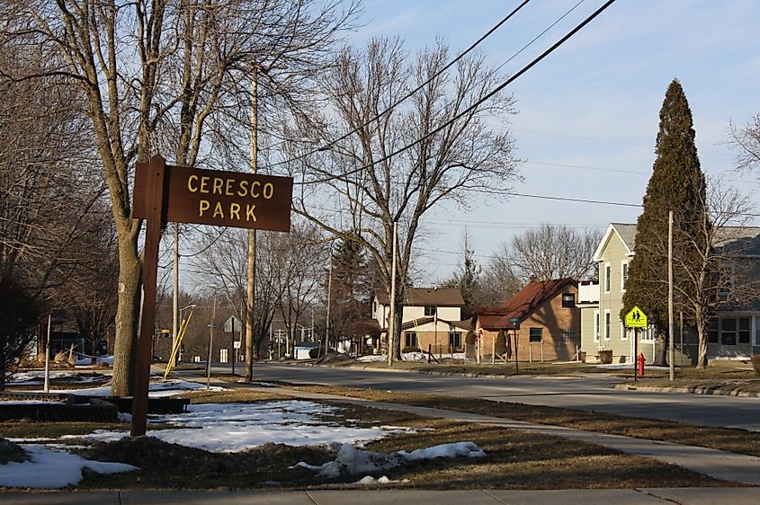 The Ceresco Park in Ripon, Wisconsin