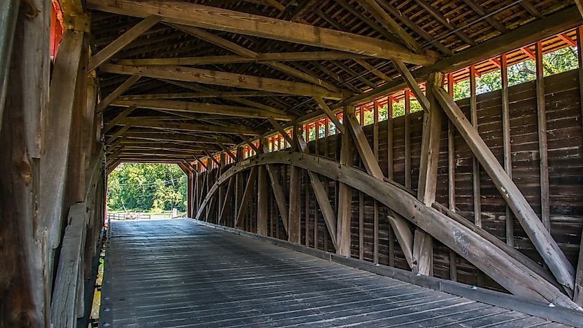 Utica Covered Bridge in Thurmont, Maryland