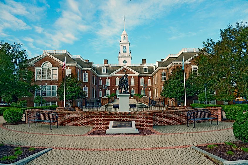 State Capitol Building in Dover, Delaware.