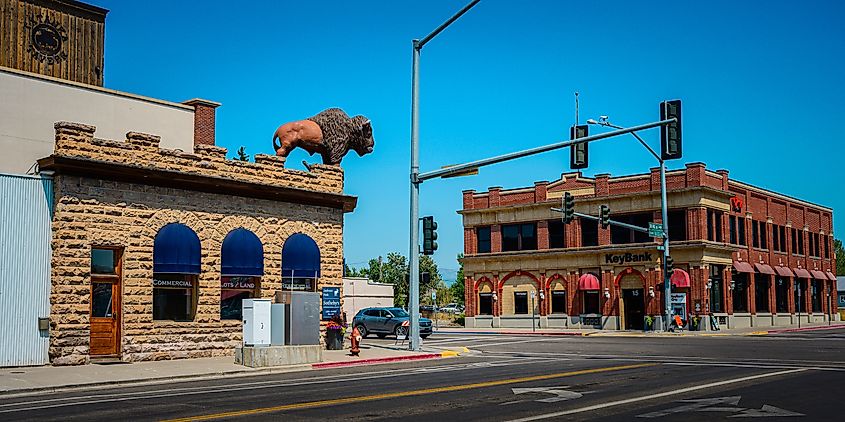 The beautiful town of Driggs, Idaho