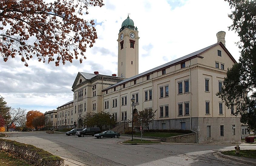 Headquarters of the US Army Combined Arms Command.