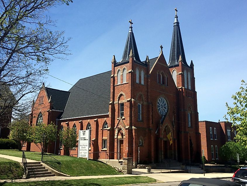 Saint Patrick Church in Bellefontaine, Ohio