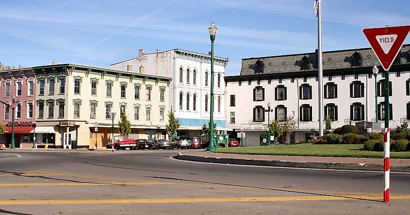 Public Square in Troy, Ohio