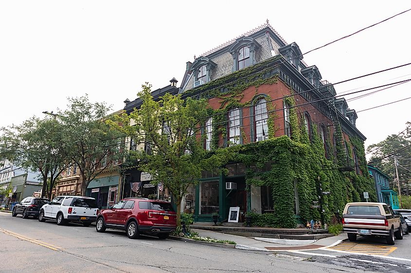 Historical buildings in Cold Spring, New York.