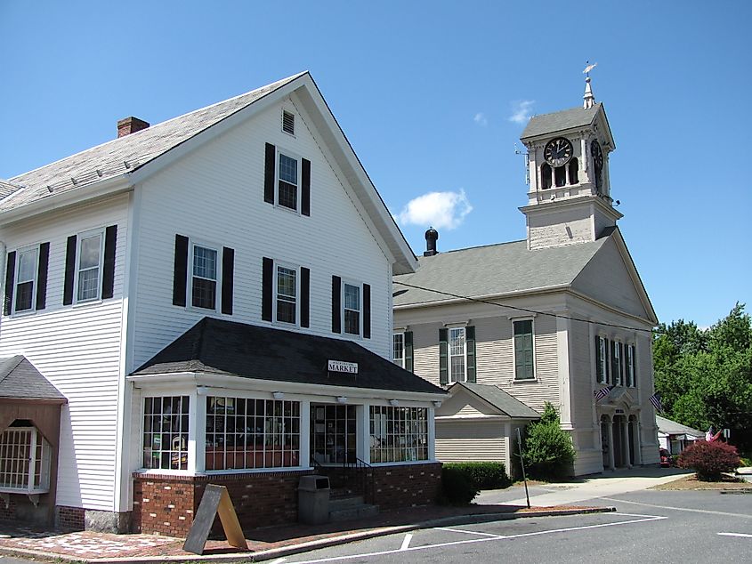 Lunenburg Town Hall and Hadwen Park Market