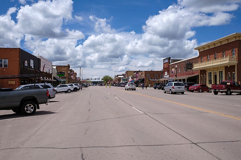 View of Mt. Rushmore Road in Custer, South Dakota