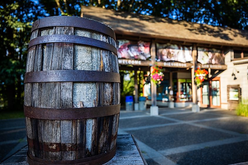 A scene from Fort Langley, British Columbia