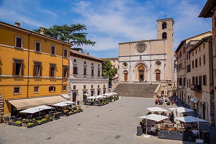 Piazza del Popolo , Todi, Italy