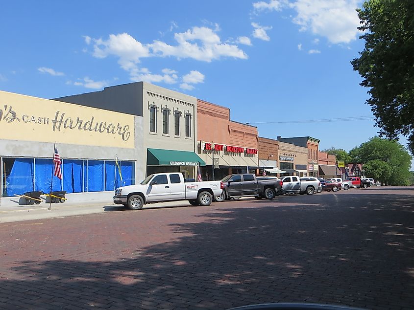 Downtown Stromsburg, Nebraska. 