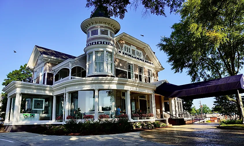 Hotel Finial, an upscale boutique hotel in Anniston, Alabama. Editorial credit: EWY Media / Shutterstock.com