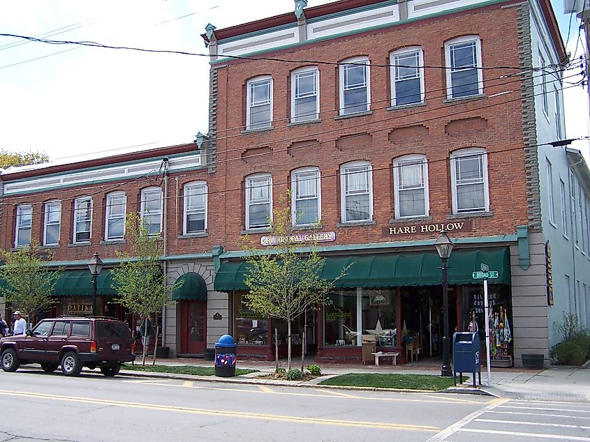 Downtown Milford, Pennsylvania.