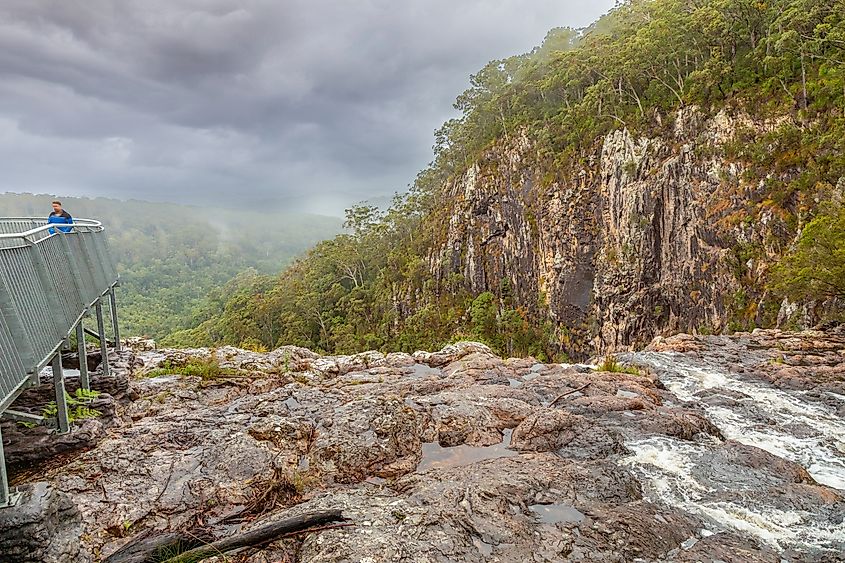 Minyon Falls near Alstonville in New South Wales, Australia.