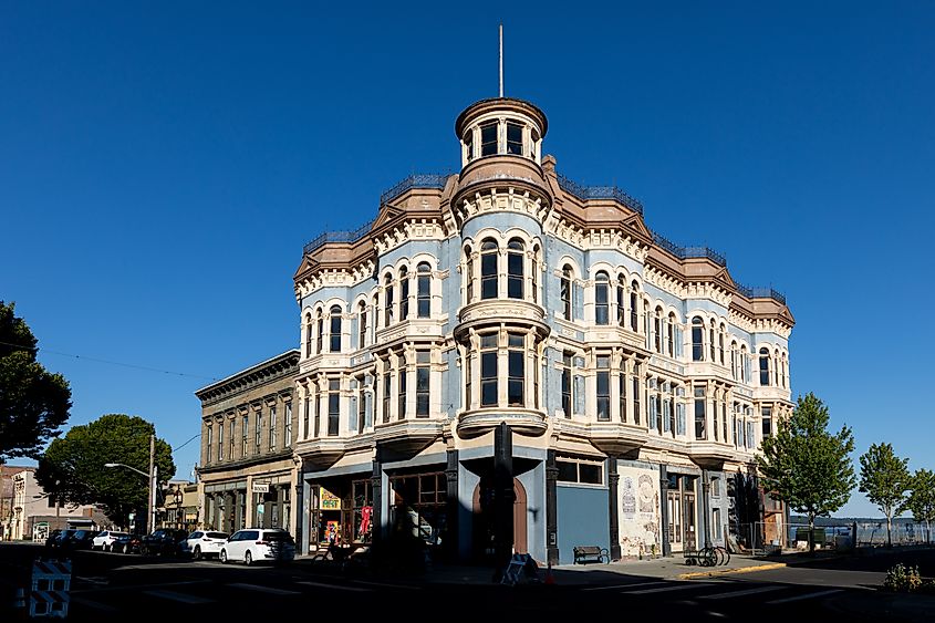 A historic building in Port Townsend, Washington.