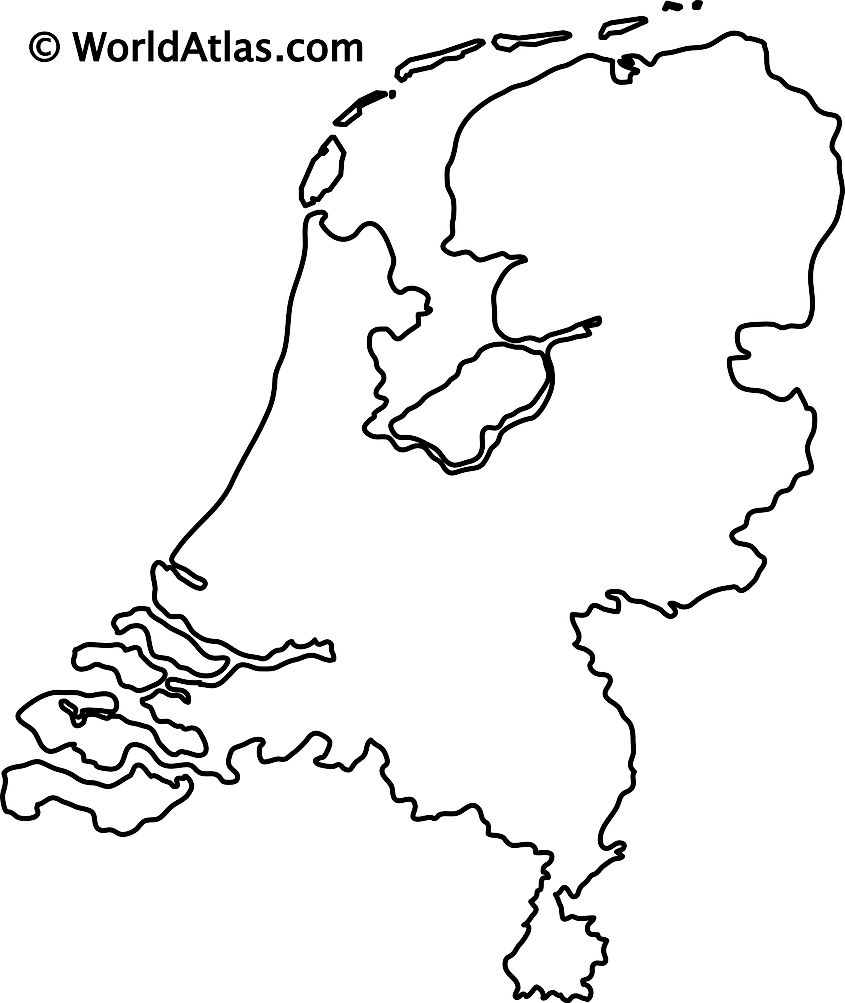 netherlands physical features