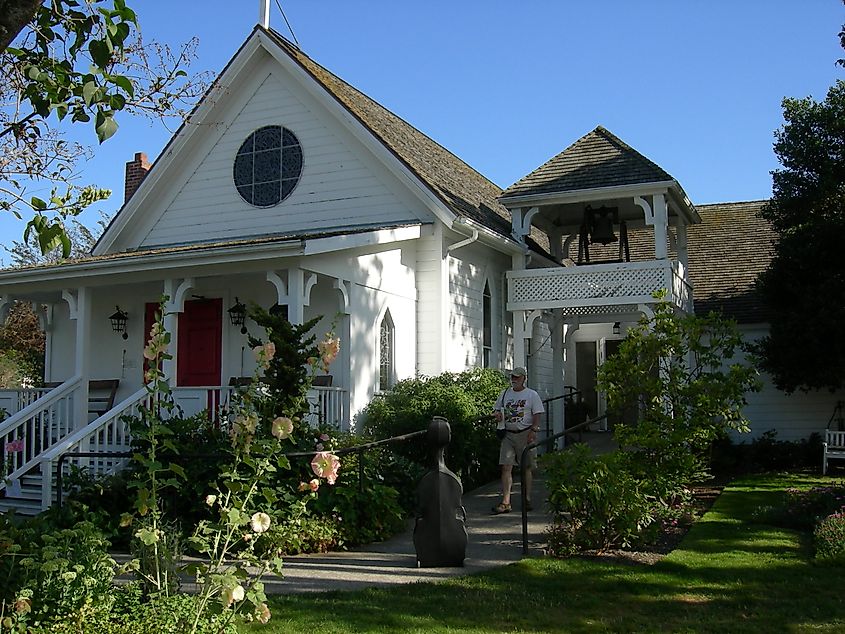 A church in Eastsound, Washington.