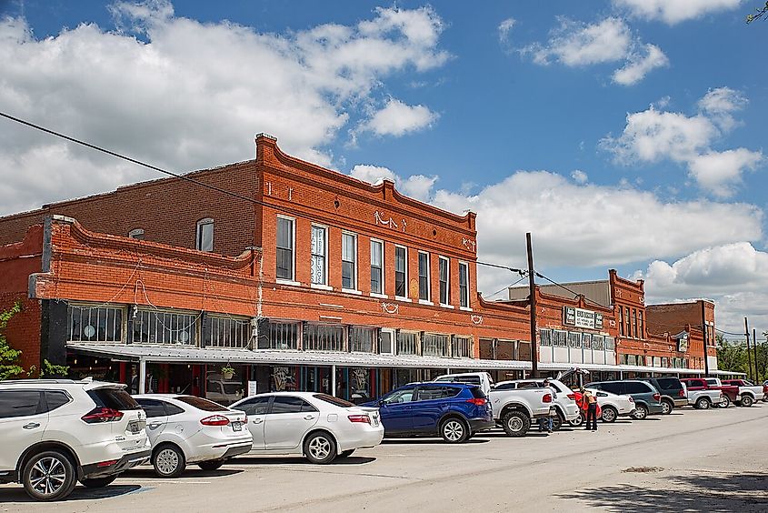 Downtown Venus, Texas.