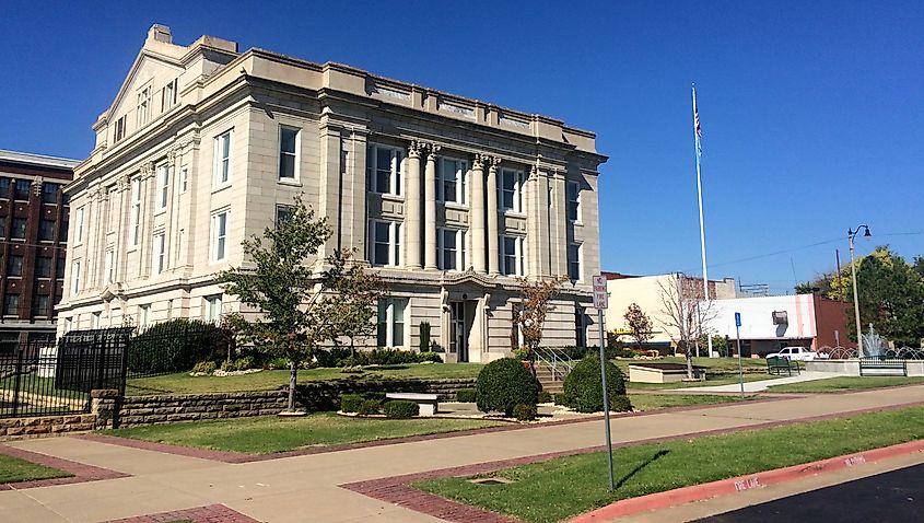 Creek County Courthouse in Sapulpa, Oklahoma.