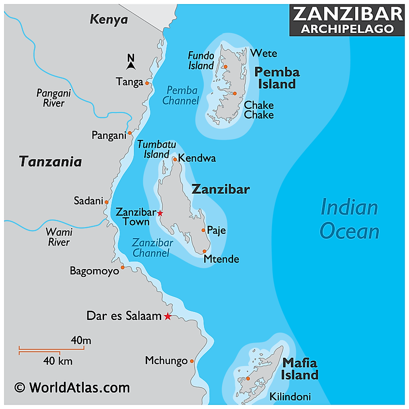 Geological Map Of Zanzibar