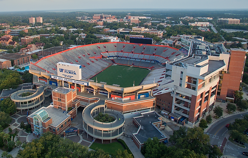 Ben Hill Griffin Stadium at the University of Florida