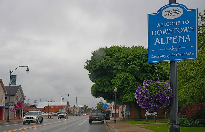 Views of beautiful Alpena. Editorial credit: Fsendek / Shutterstock.com