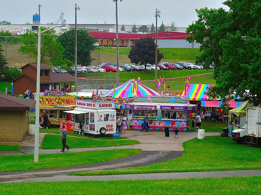 Festival in Mount Horeb, Wisconsin