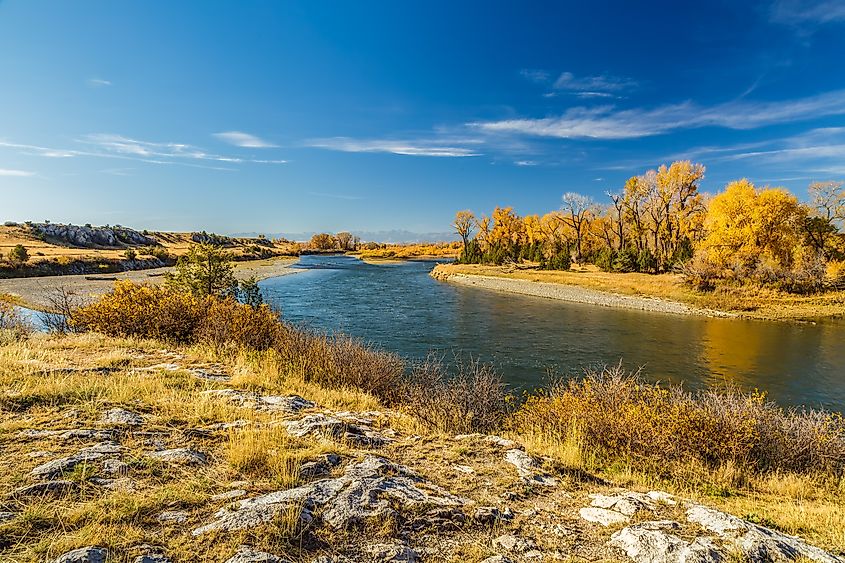 Missouri Headwaters State Park in Three Forks, Montana.