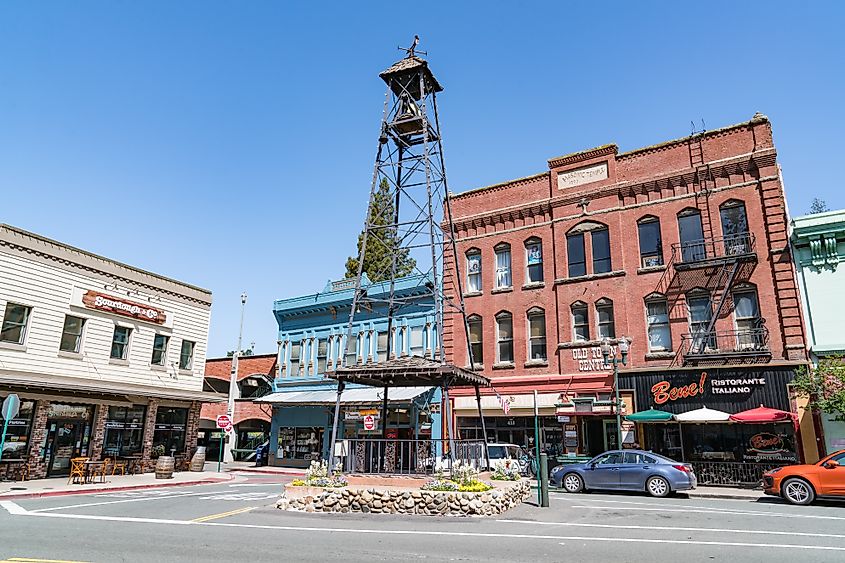 The historic town of Placerville, California.