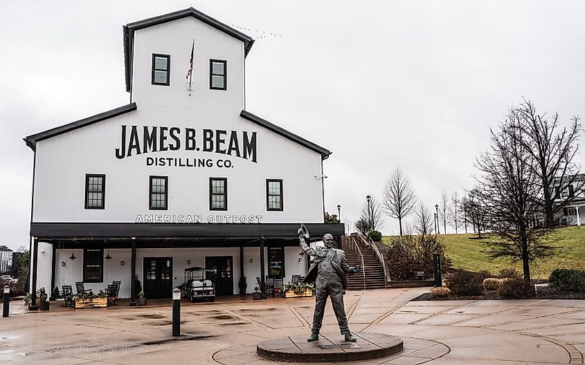 Jim Beam aka James B. Beam Bourbon Distillery and Homestead along the Kentucky Bourbon Trail