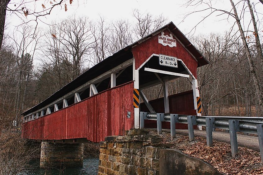 Lower Humbert Covered Bridge in Confluence, PA