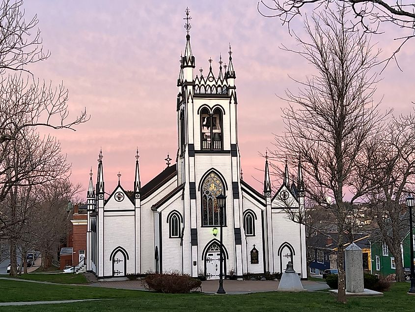 Church in Lunenberg, Nova Scotia.