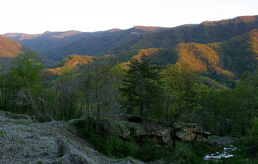 Black Mountain in Kentucky.