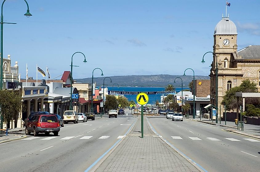 York Street in Albany, Western Australia