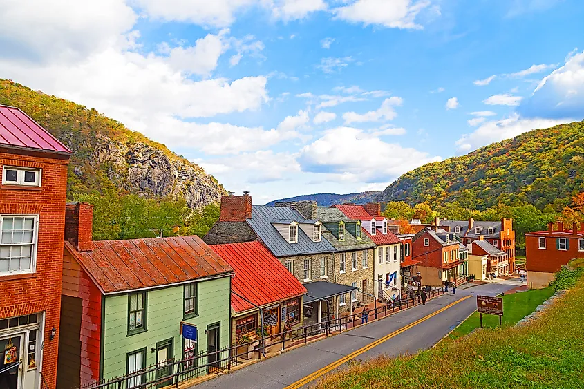 Harpers Ferry in fall.